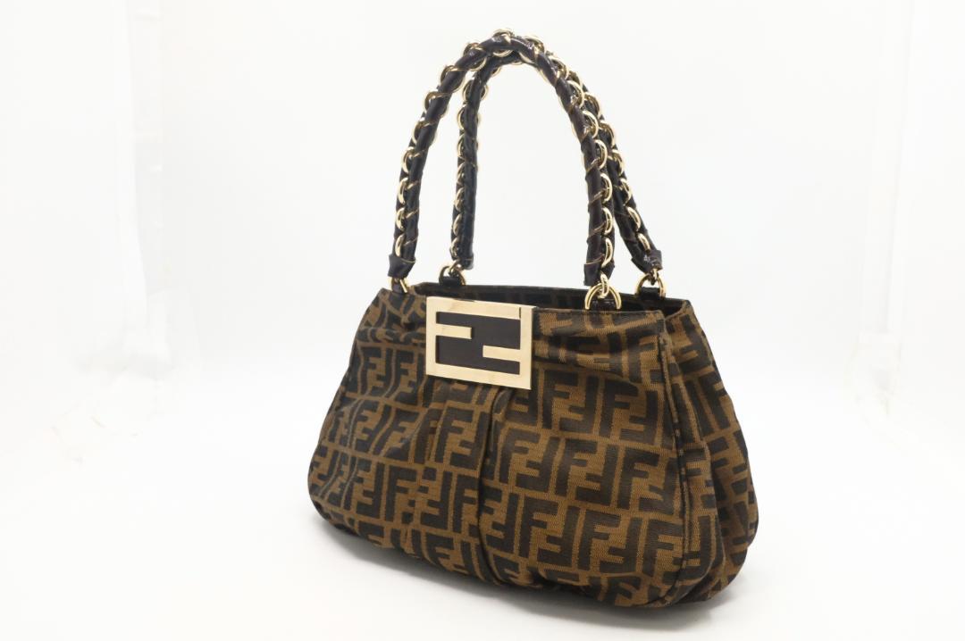 FENDI フェンディ ズッカ柄 ハンドバッグ FF柄 トートバッグ