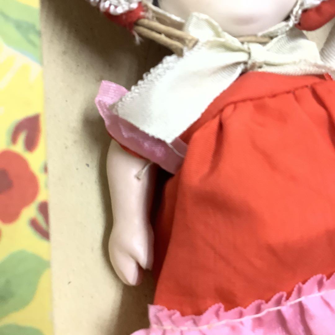 眠り人形」サクラビスク 昭和初期 アンティークドール 箱付き