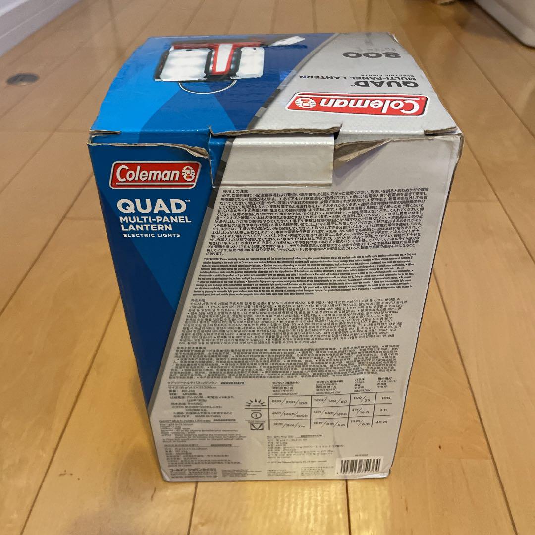 コールマン クアッドマルチパネルランタン 7qUf6-m60999611773 LED 日本製新品