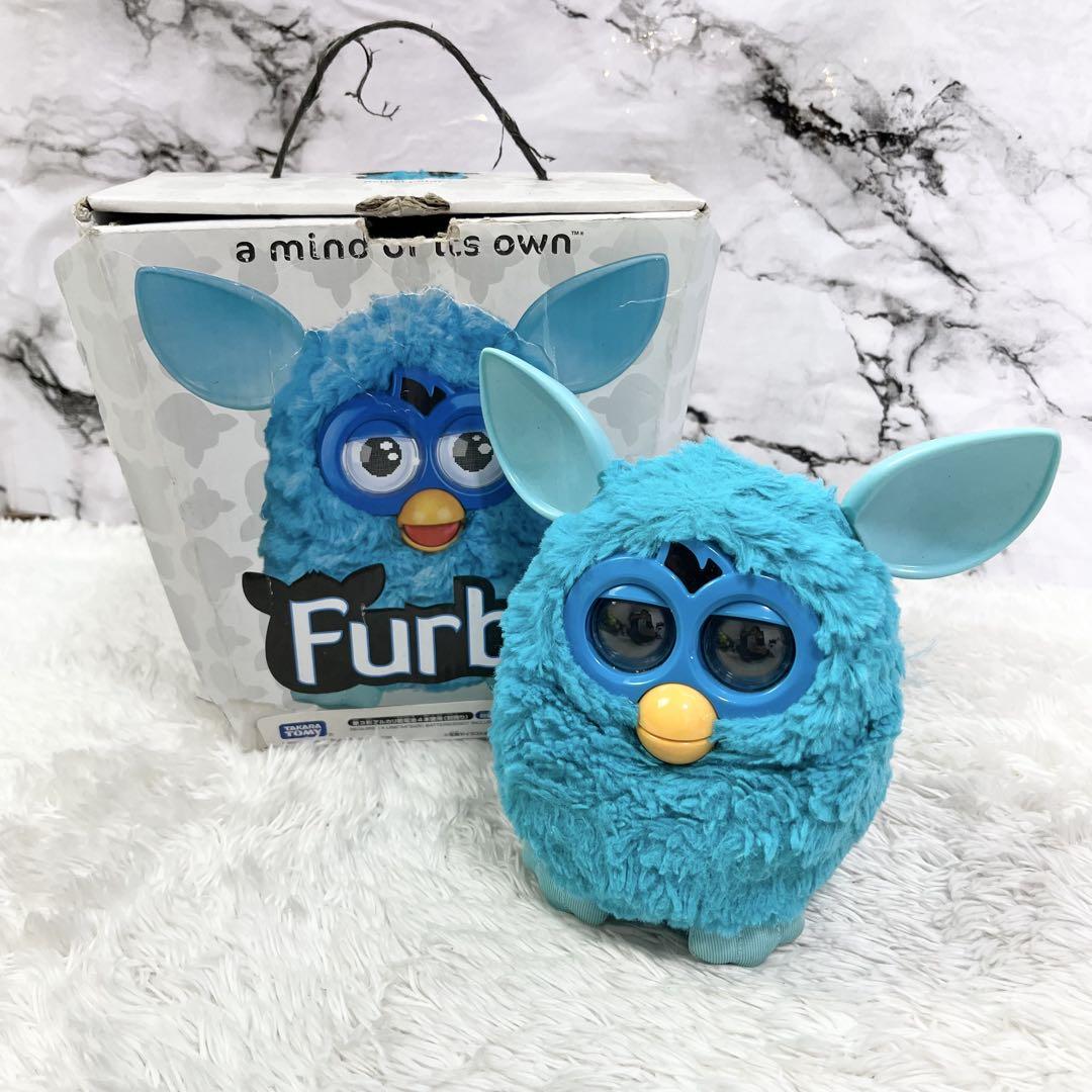 ファービー　キウィグリーン 青 アメトイ Furby
