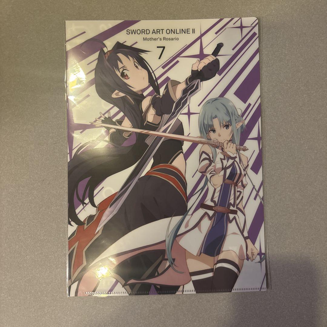 SAO ソードアート・オンライン ユウキ　原画　クリアファイル アニメジャパン SAO ソードアート・オンライン ユウキ 原画 クリアファイル
