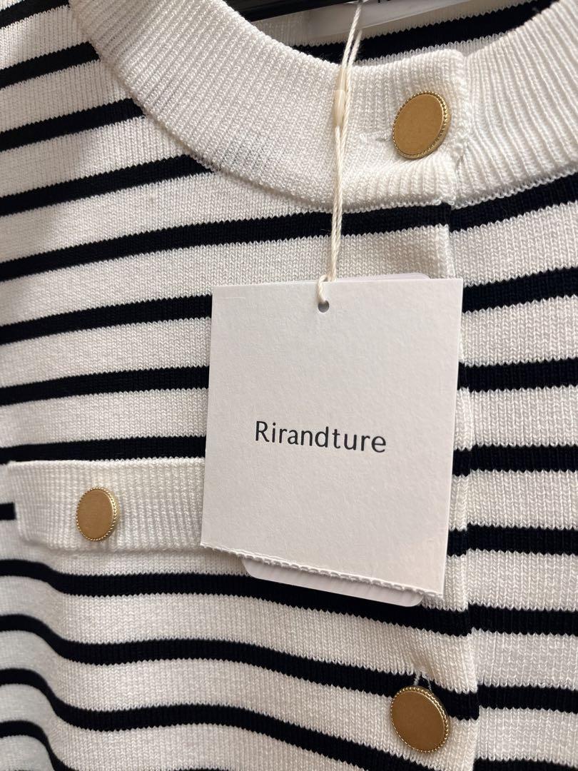 Rirandture 金釦ニットジャケット Rirandture（リランドチュール）の「シャイニーニットジャケット
