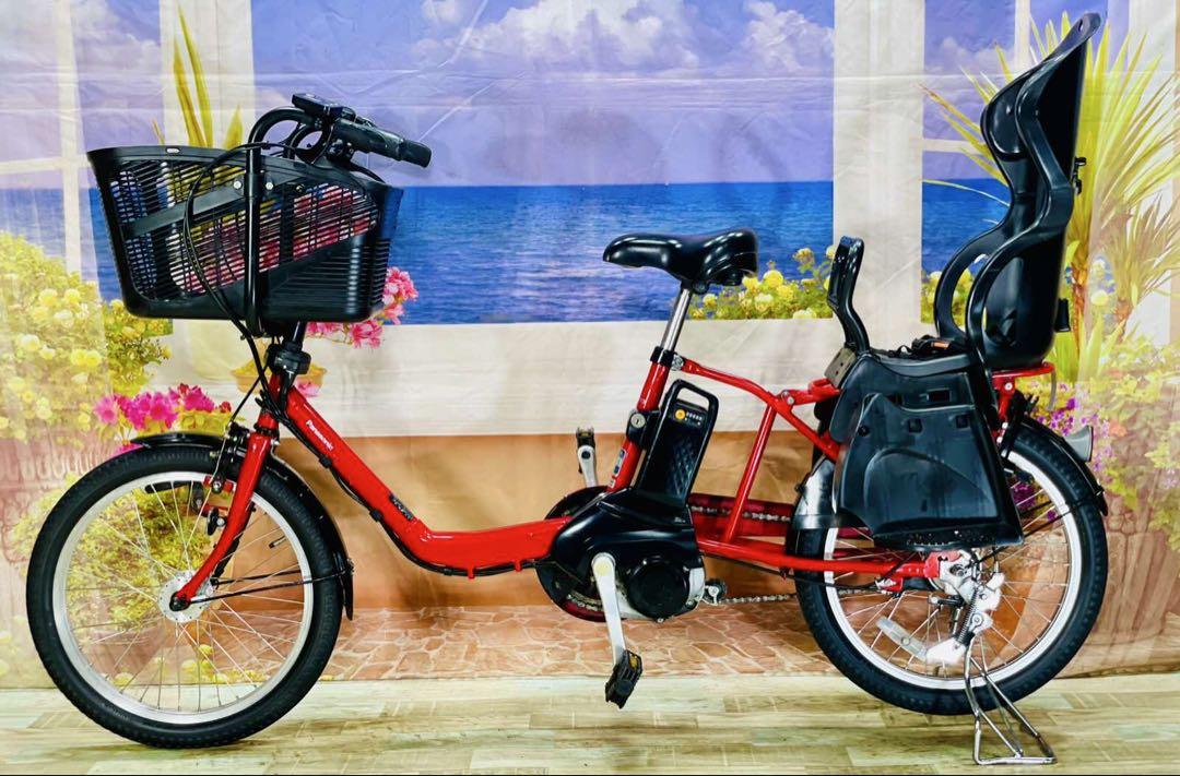 超破格！パナソニックギュット⭐️人気モデル子供乗せ電動アシスト自転車 Y2200 3人乗り用チャイルドシート付きギュット・クルームR・DX