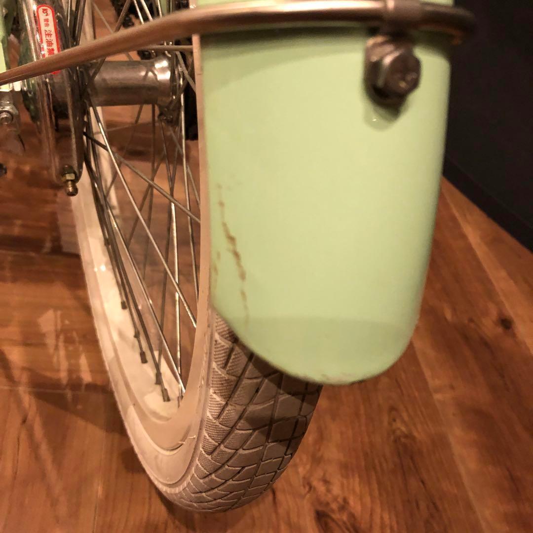 ビーチクルーザー自転車 レインボー キッズ 子供用 20インチ ミントグリーン