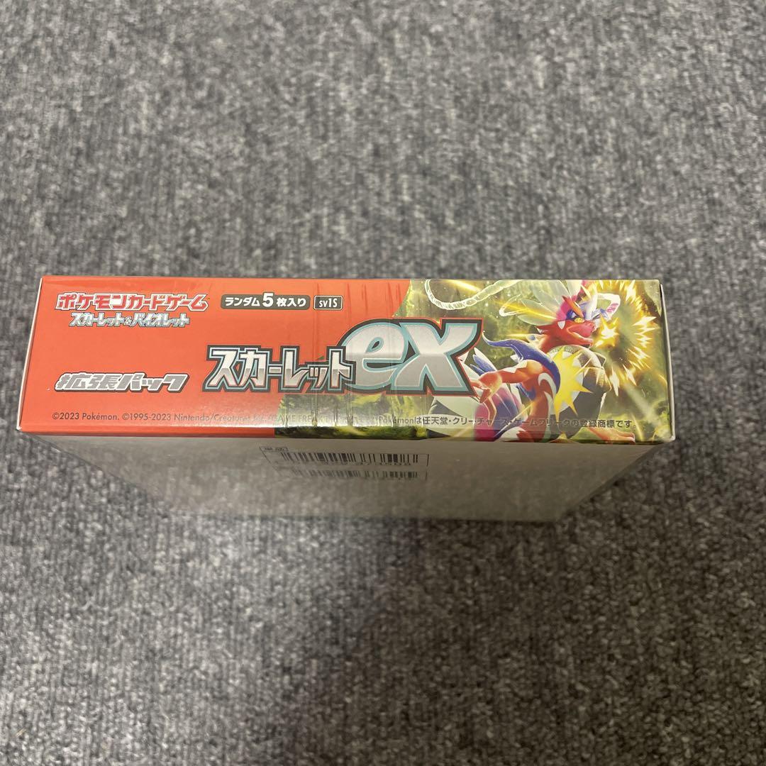 ポケモンカード　スカーレット ex 未開封BOX シュリンク付き ポケモンカードゲーム スカーレットex BOX シュリンク付