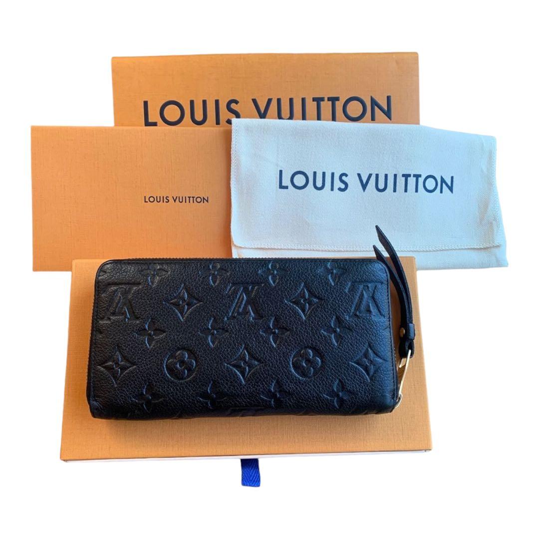 ルイヴィトン ジッピーウォレット ノワール 長財布 美品 付属品あり 長