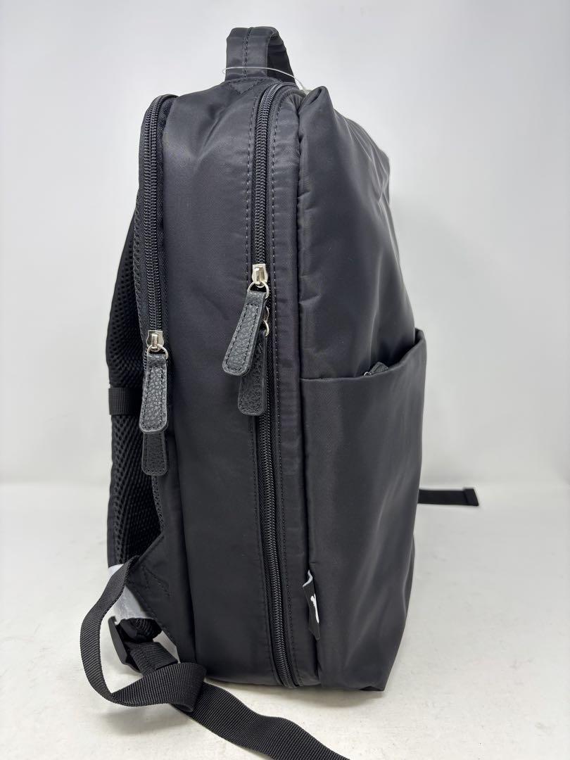A579 カバッグ はっ水ナイロン ガバッと開く時短リュック