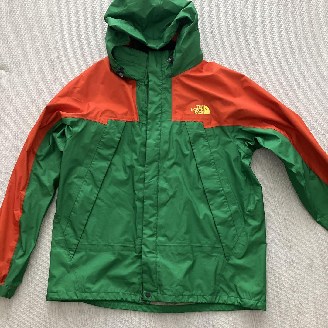 THE NORTH FACE ジャケット グリーン/オレンジ