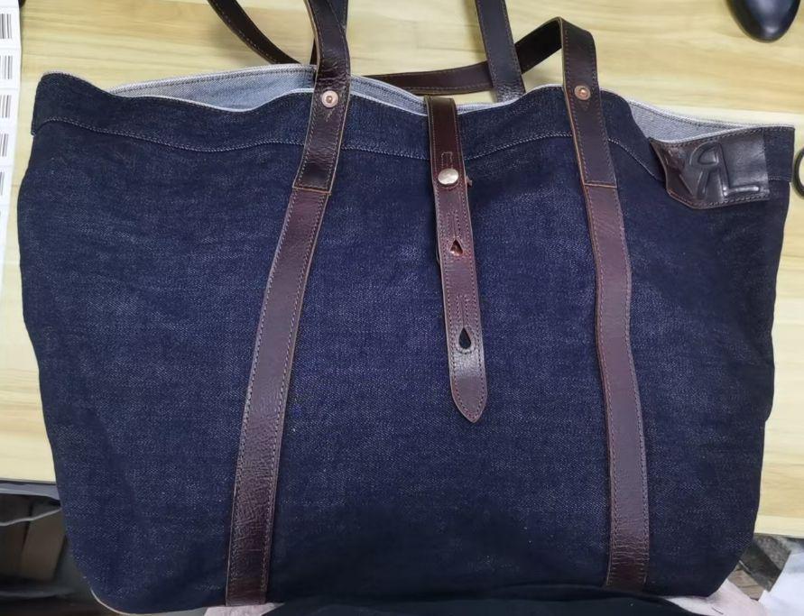 美品 RRL polo ralph lauren 肩掛け デニム トートバッグ