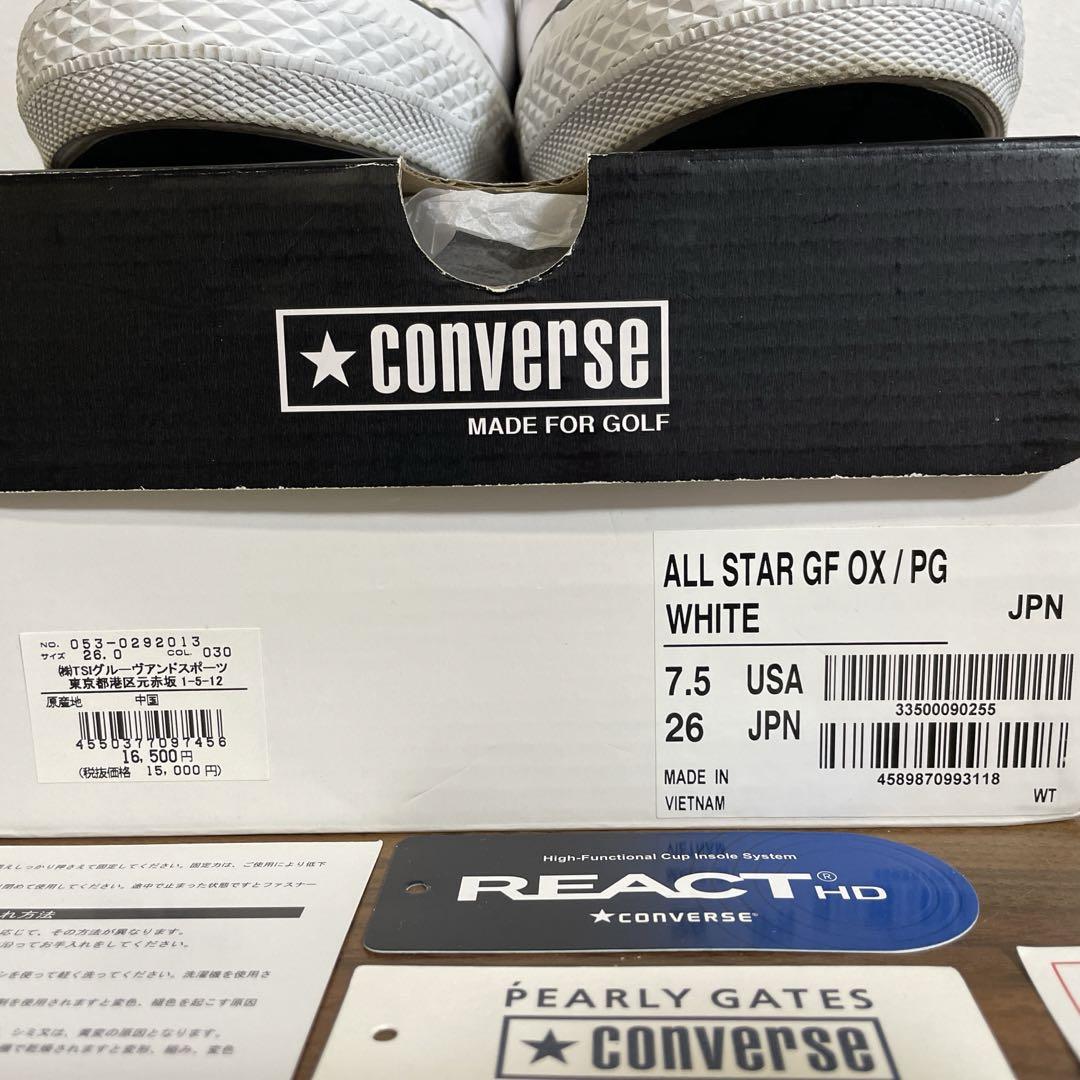 PERRLY GATES × CONVERSE パーリーゲイツ ゴルフ 26.0