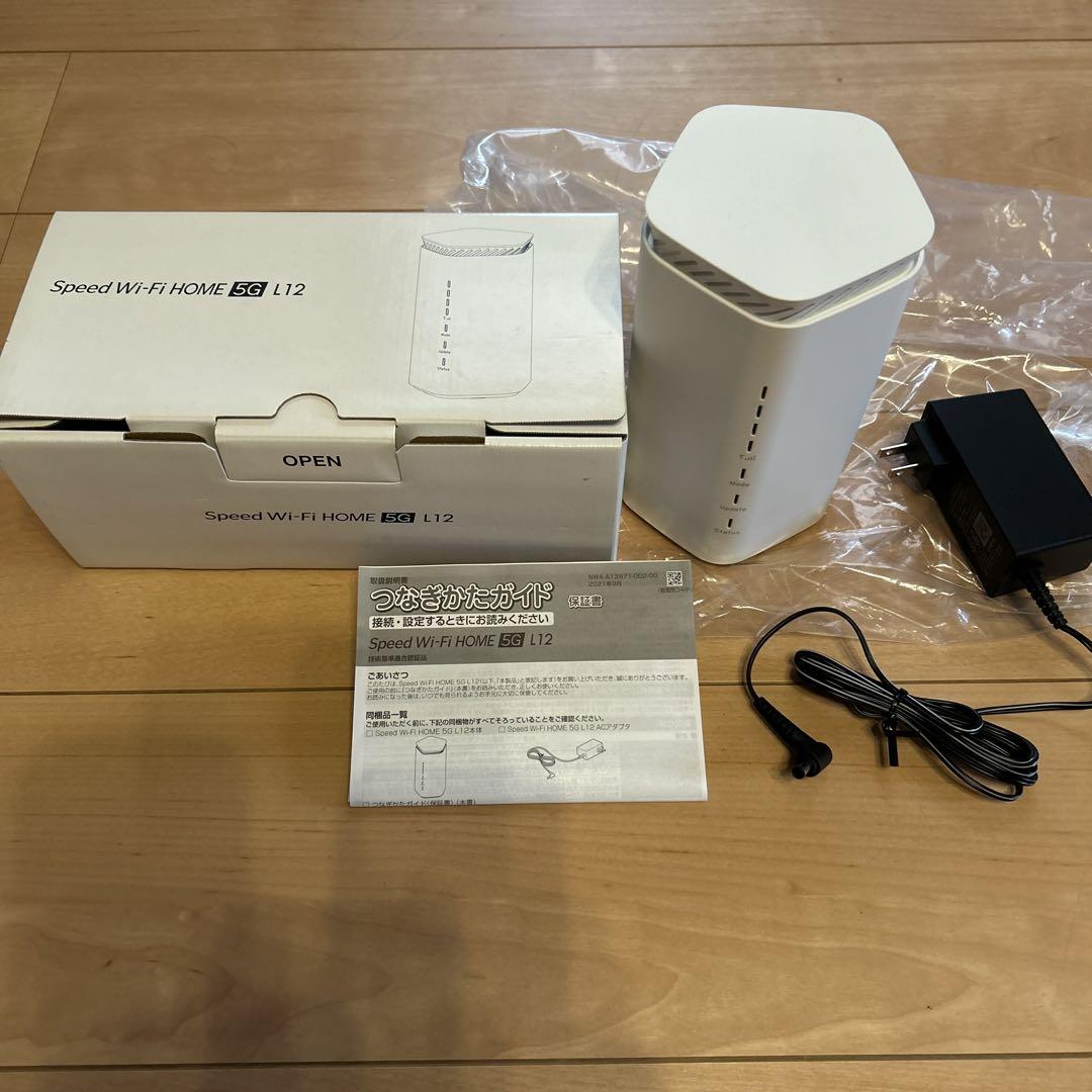 L12 au WiMAX ホームルーター5G speed Wi-Fi PC周辺機器
