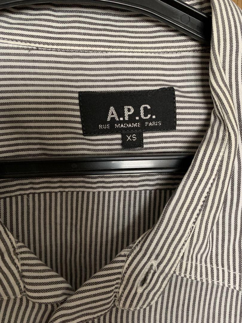 【A.P.C】アーペーセー　ワイシャツ　ストライプ