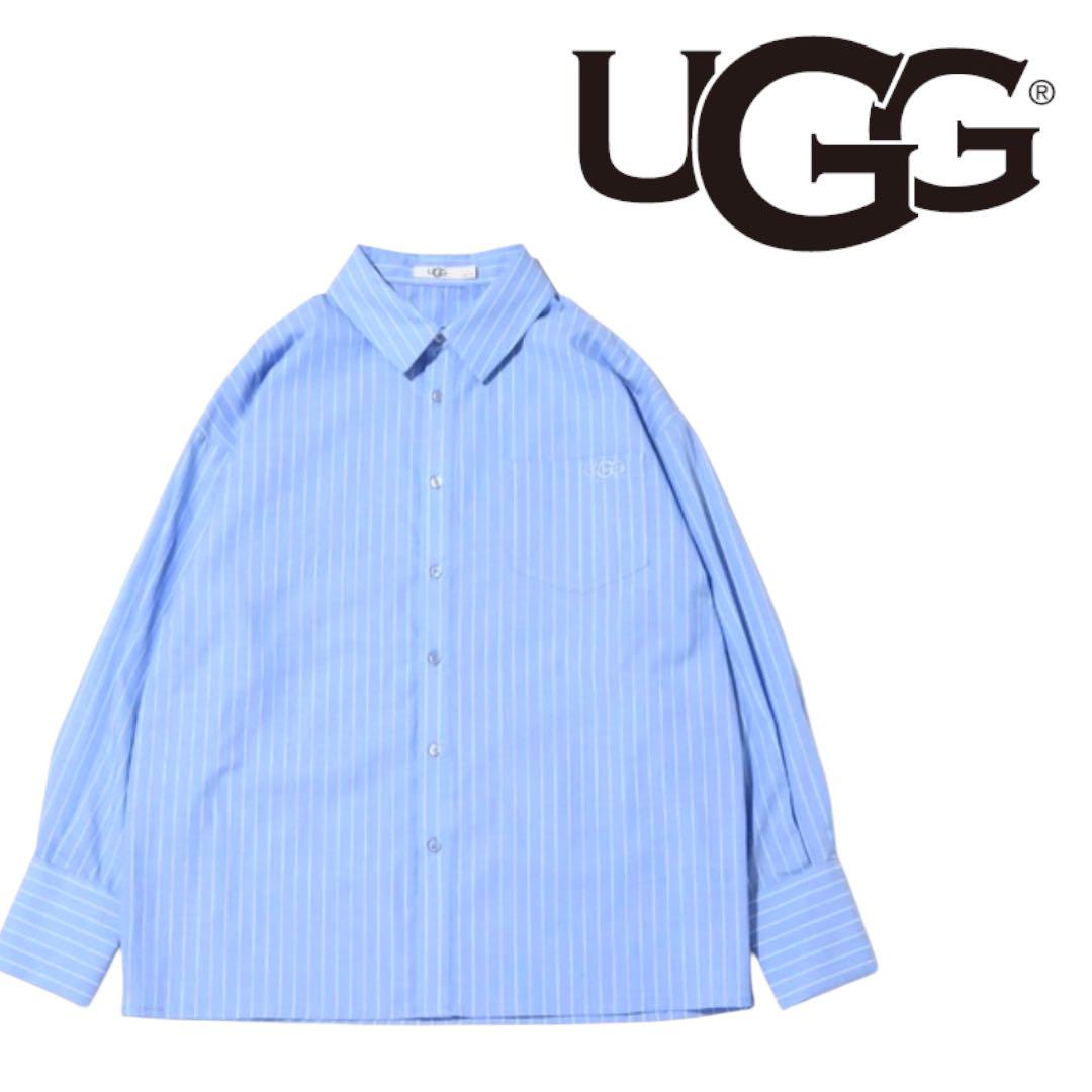 ★美品★ UGG@mos サイドファスナー ビッグシャツ アグ ビッグシャツ