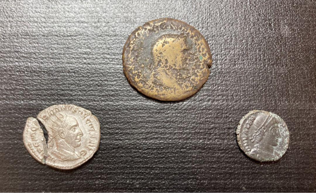 古代ローマ帝国コイン　ティトゥス　デナリウス銀貨‼︎/ギリシャ　テトラドラクマ 古代ローマ帝国 コインセット‼︎/ギリシャ テトラドラクマ
