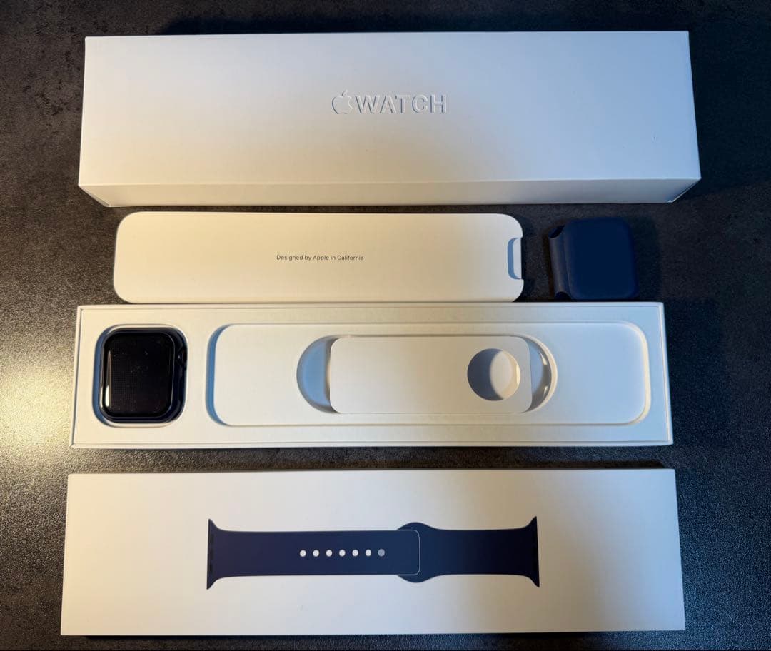 Apple Watch series 6 44mm ネイビー 本体目立った傷や汚れなし