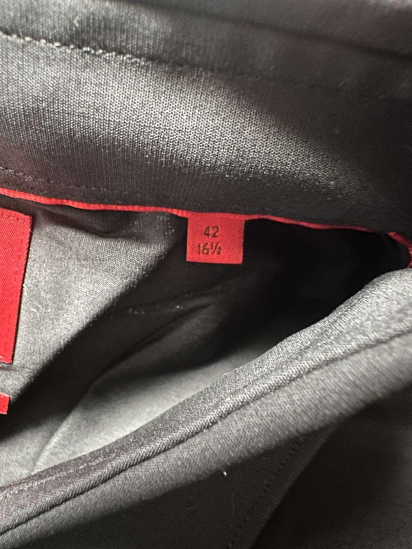 HUGO 黒 長袖シャツ Size XL