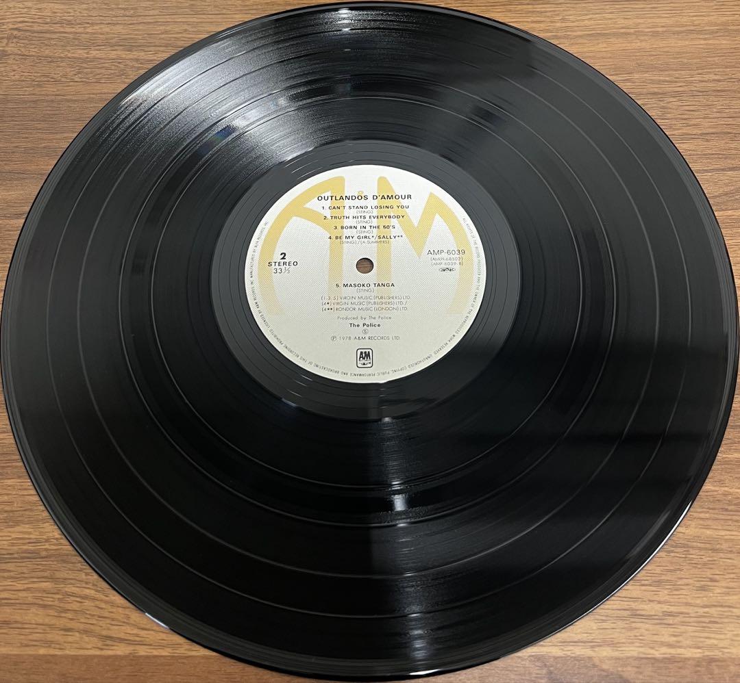 LP/帯付】THE POLICE / アウトランドス•ダムール AMP6039 - メルカリ