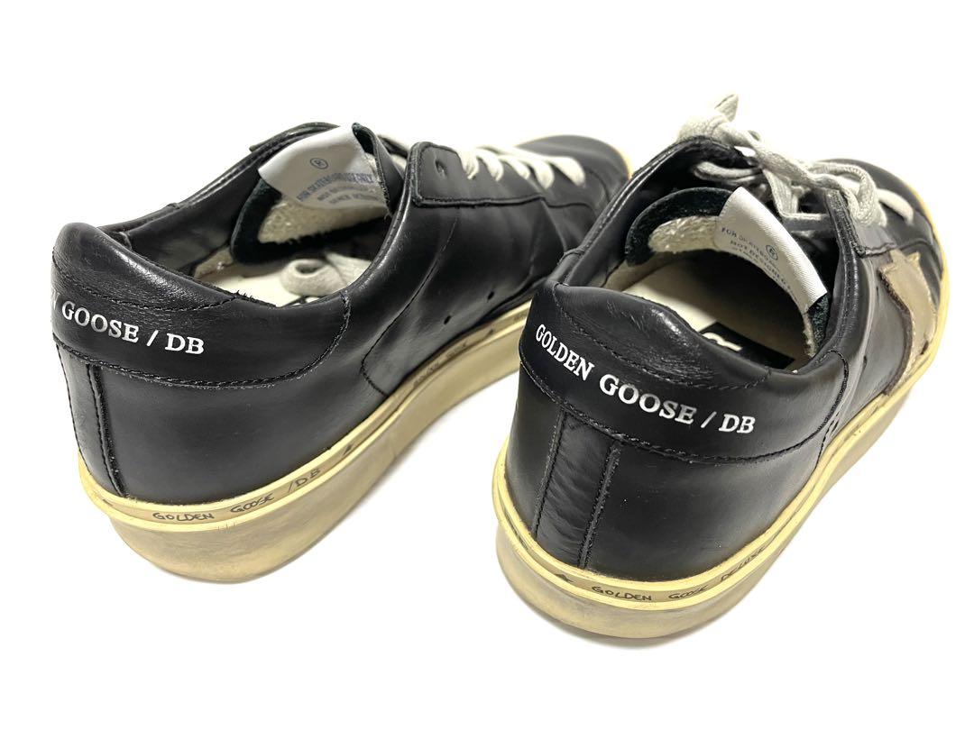 良品 GOLDEN GOOSE HI STAR レザー ブラック 34インチ