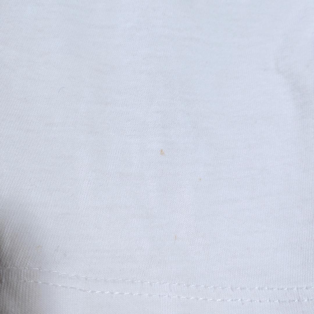 DIESEL☆Tシャツ　半袖　コットン　ビッグロゴ　プリント　スタッズ　白　M