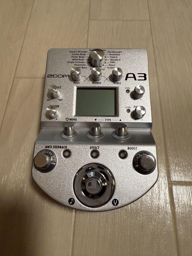 ZOOM A3 アコースティックギタープリアンプ／エフェクター