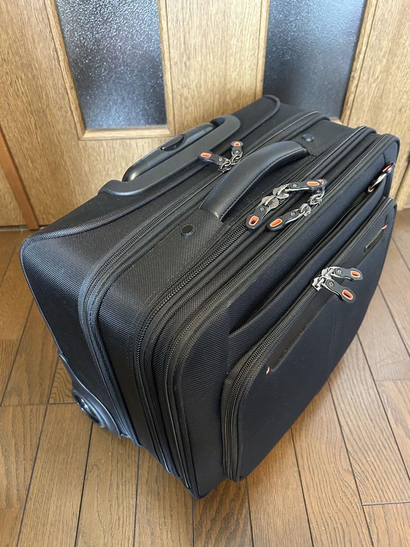 【美品】Samsonite　サムソナイト キャスター付ビジネスバッグ機内持持込可