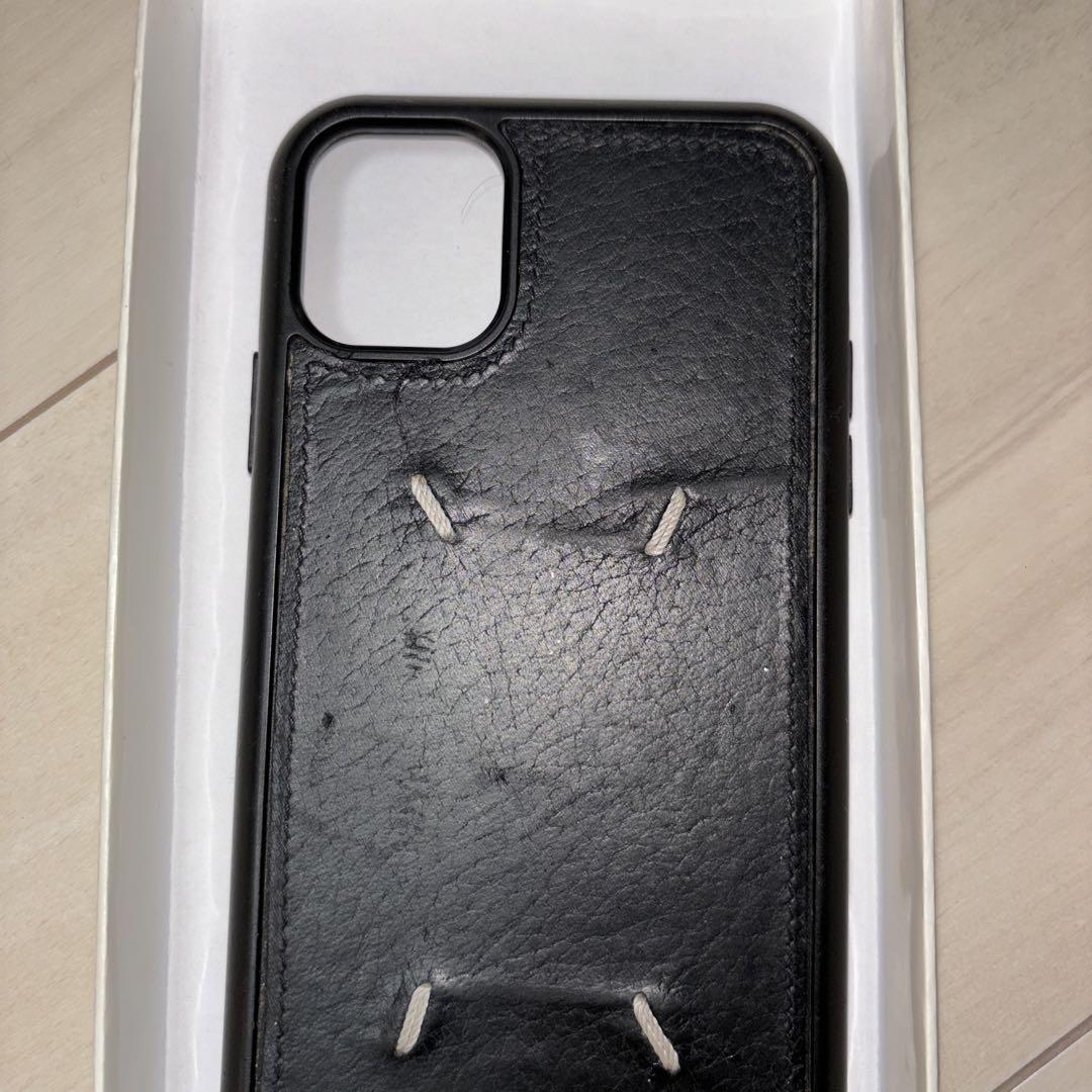 値下げ　Margiela iPhone11Pro用ケース マルジェラ iPhone15 Pro/14ProMaxケース 4ステッチ Margiela