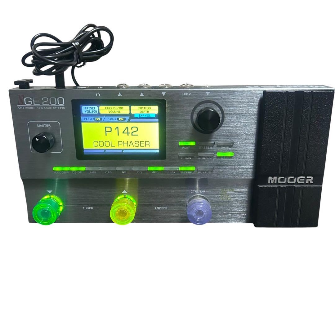 MOOER ムーア GE200 アンプモデリング・マルチエフェクト Mooer GE200 Pro Li