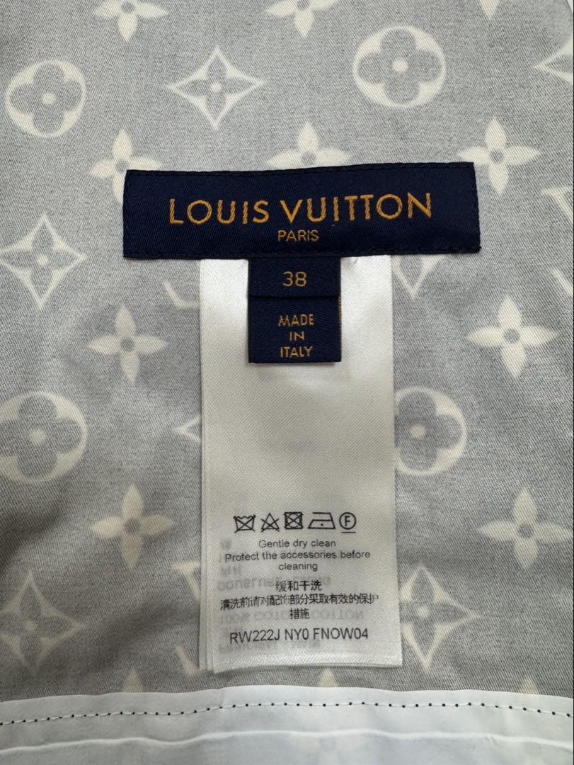 LOUIS VUITTON ロゴプリント ナイロンジャケット