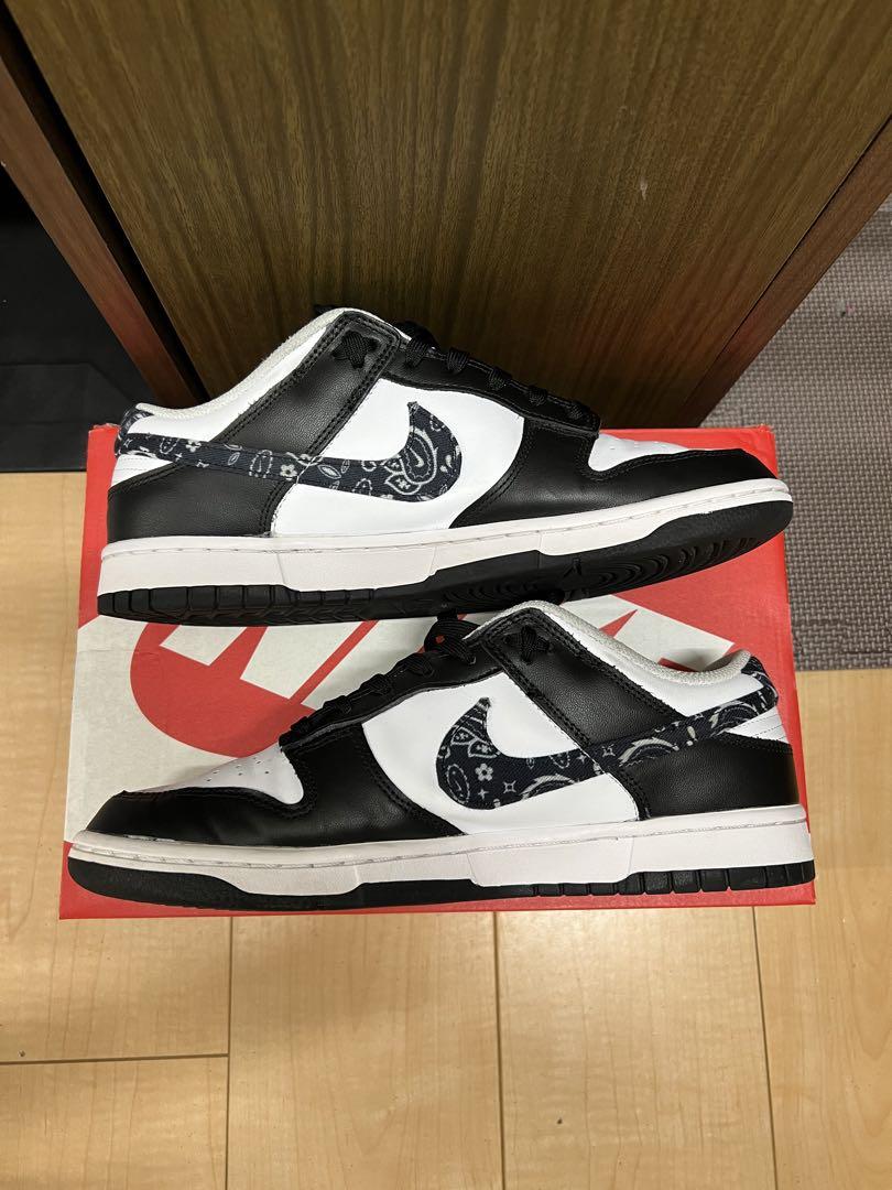 早い者勝ち NIKE DUNK LOW ナイキダンクロー ペイズリー パンダ