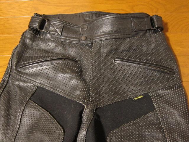 パンチングメッシュレザーパンツ