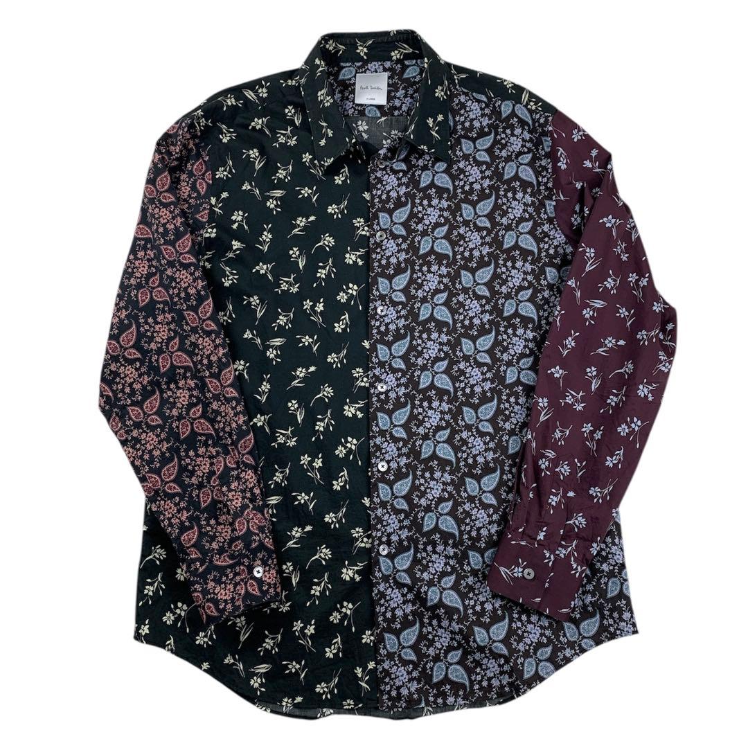 ポールスミス PaulSmith ペイズリー柄 花柄 シャツ 長袖 XLXL LL Paul Smith