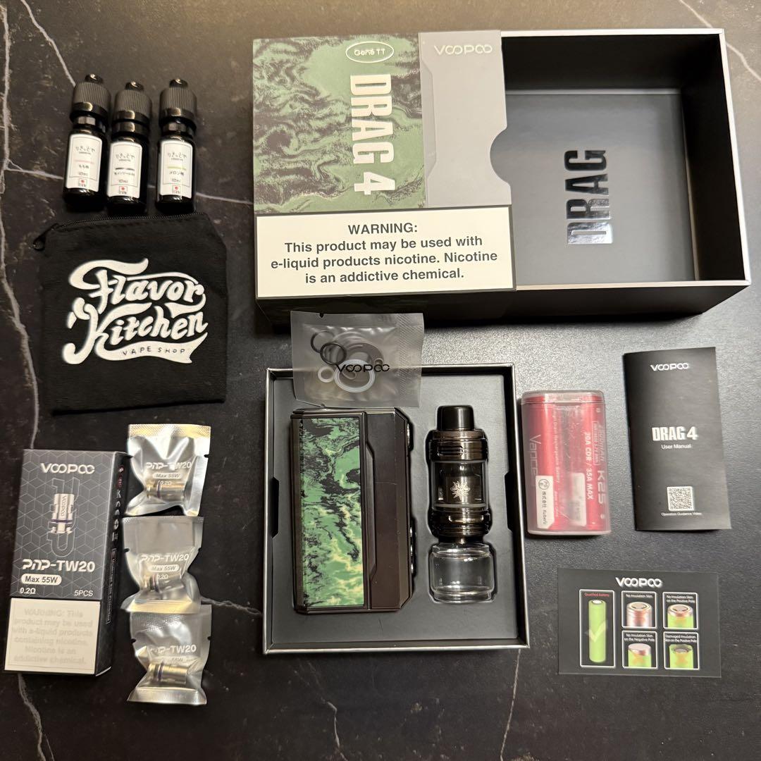 VOOPOO DRAG 4 爆煙 コイル3本