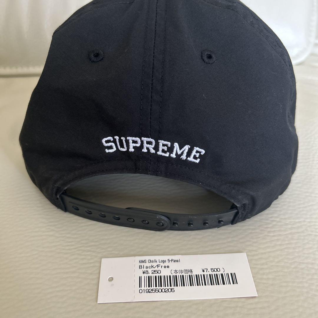 Supreme KAWS Chalk Logo 5 Panel cap 美品