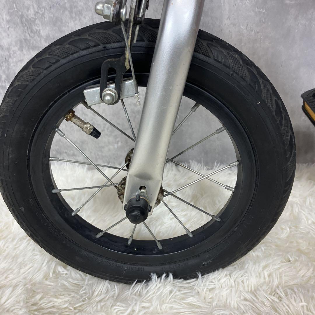 【良品】へんしんバイク2 12インチ ピンク スタンド付