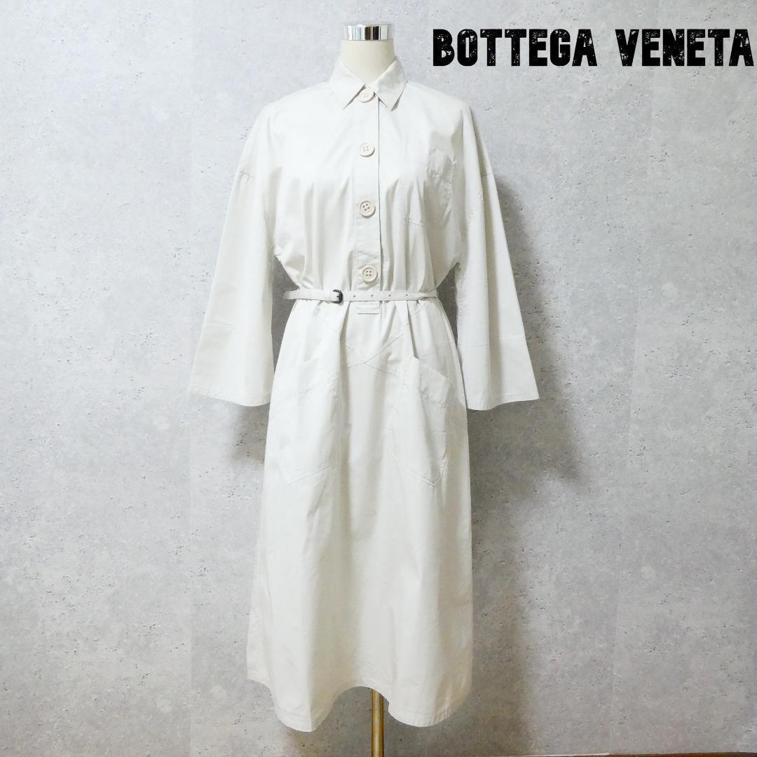 極美品 BOTTEGA VENETA  ワイドスリーブ ロング フレアワンピース