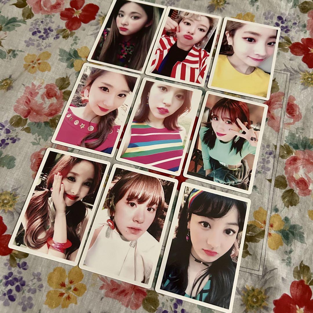 TWICE メンバー全員 トレカ 9枚 ※3枚以上からバラ売り可能
