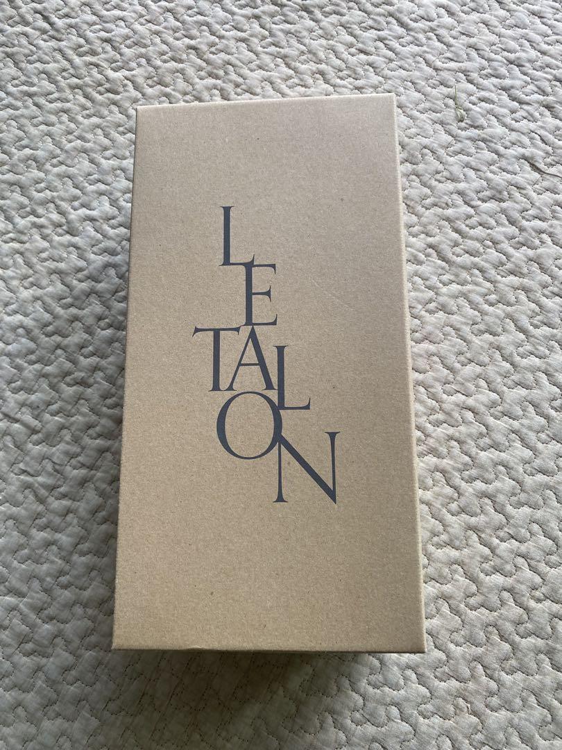 新品未使用 Le Talon ルタロン スクエアフラットニット パンプス 23