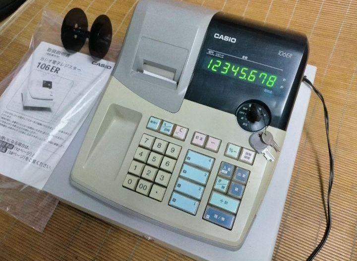 カシオレジスター　106ER　簡単便利特殊　送料込　316429
