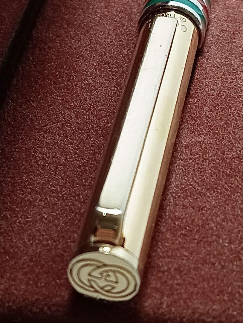 GUCCI　グッチ　ボールペン　シェリーライン　ゴールド