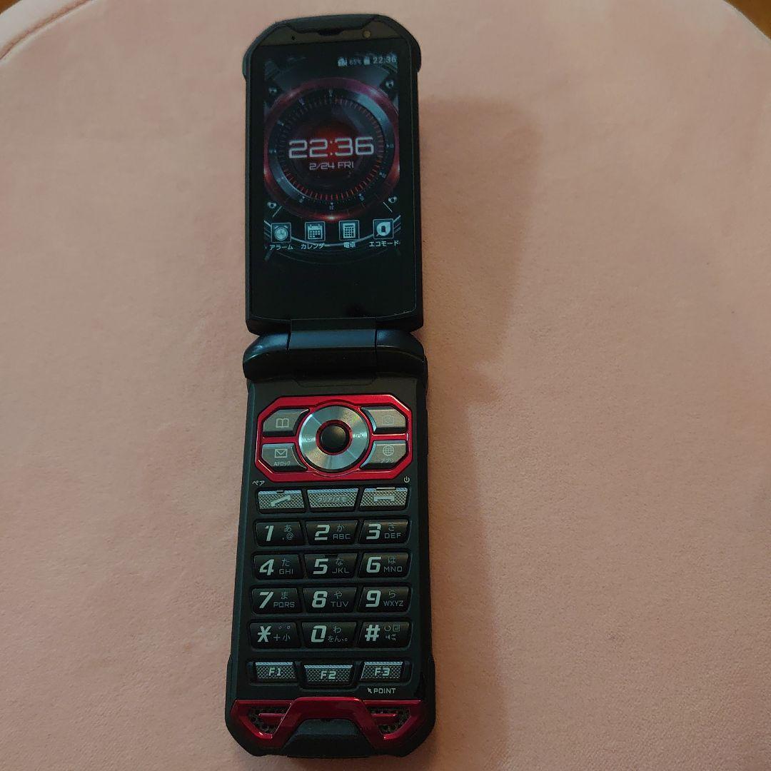 携帯電話本体 au TORQUE X01 KYF33 RED 新品 京セラ TORQUE X01 [レッド] au KYF33SRA SIMロック解除品