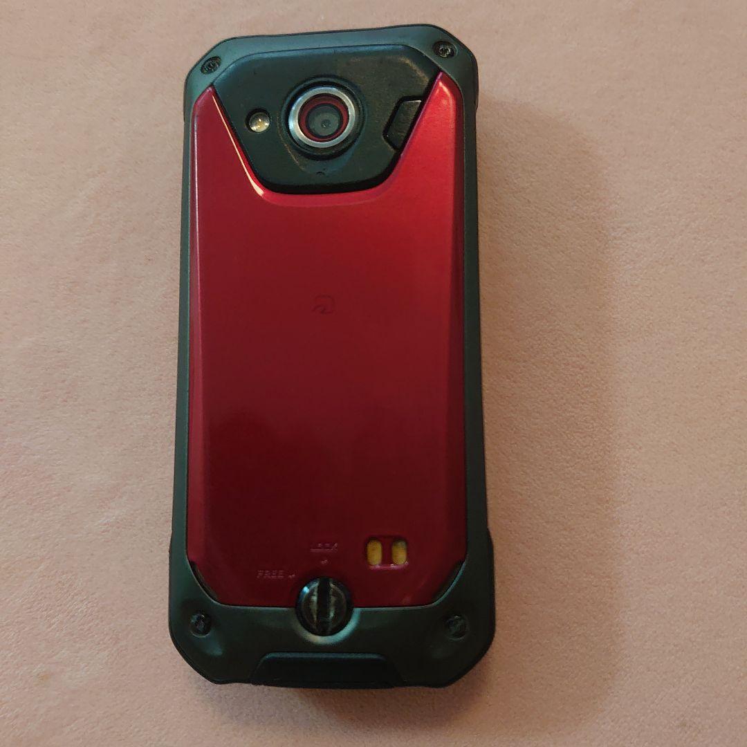 携帯電話本体 au TORQUE X01 KYF33 RED 新品 京セラ TORQUE X01 [レッド] au KYF33SRA SIMロック解除品