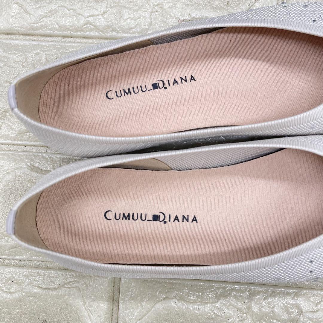 ちー　DIANA cumuu ポインテッドトゥ　ラメ　グリッター　23