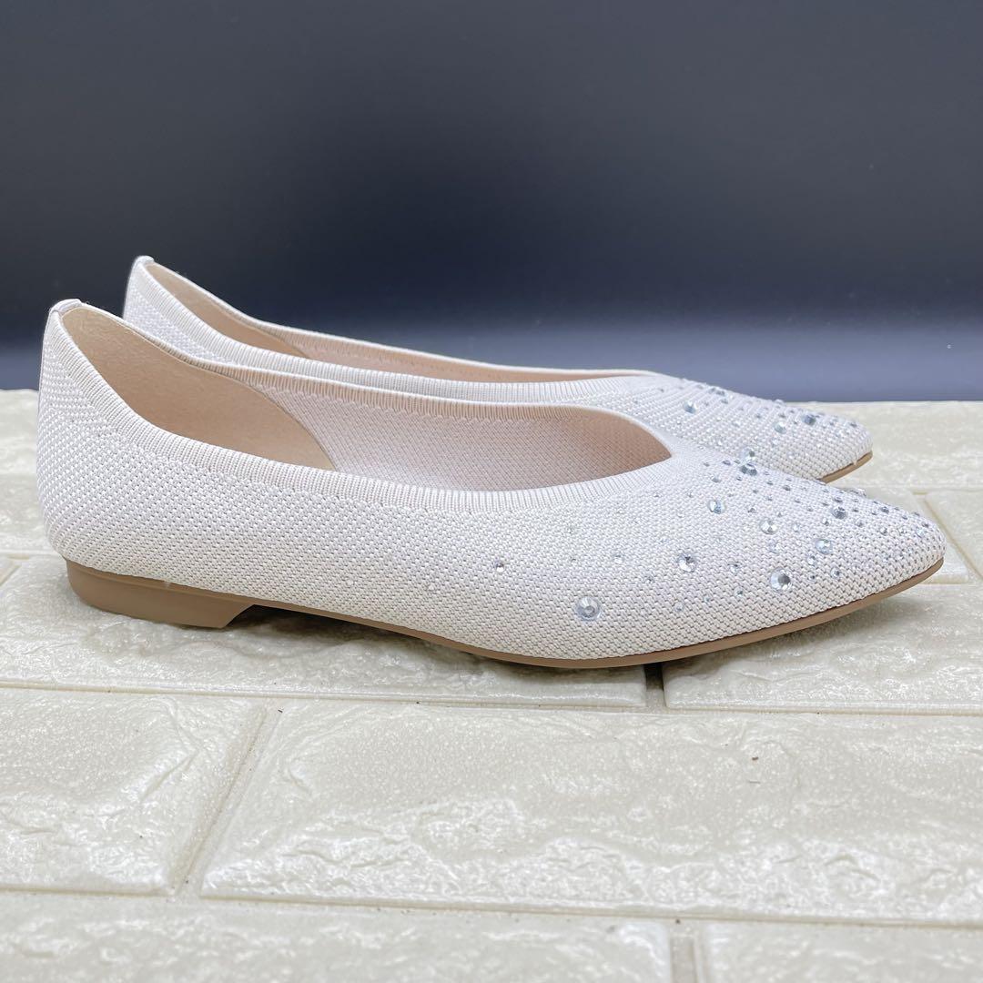 ちー　DIANA cumuu ポインテッドトゥ　ラメ　グリッター　23
