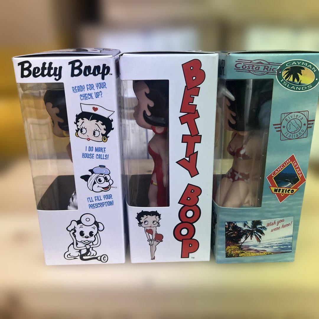 未開封品 BETTY BOOP ボビングヘッド3体セット - メルカリ