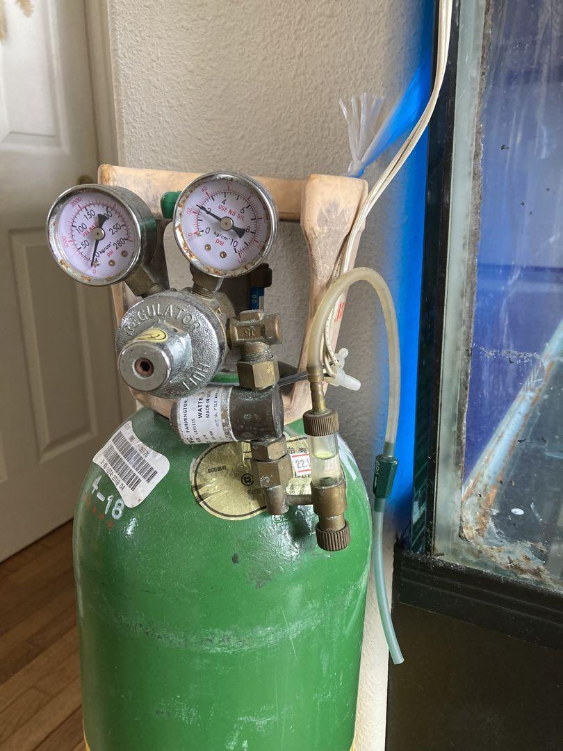 値下げ中古　CO2レギュター　バルブカウンター　パレングラス　バルブ