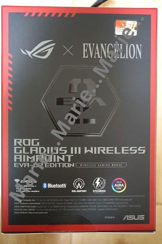 ROG Gladius III Wireless EVA-02 エヴァ マウス ROG Gladius III Wireless EVA-02 エヴァ マウス