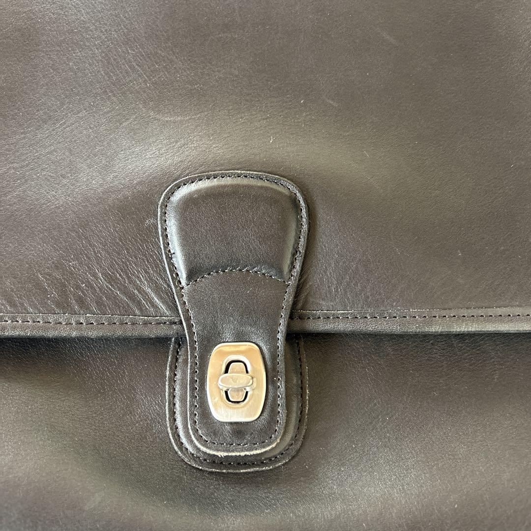 old coach ブリーフケース 黒