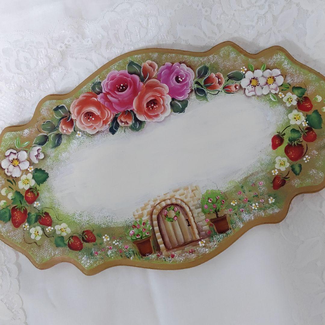 トールペイント作品♡花のウエルカムボード | 購入