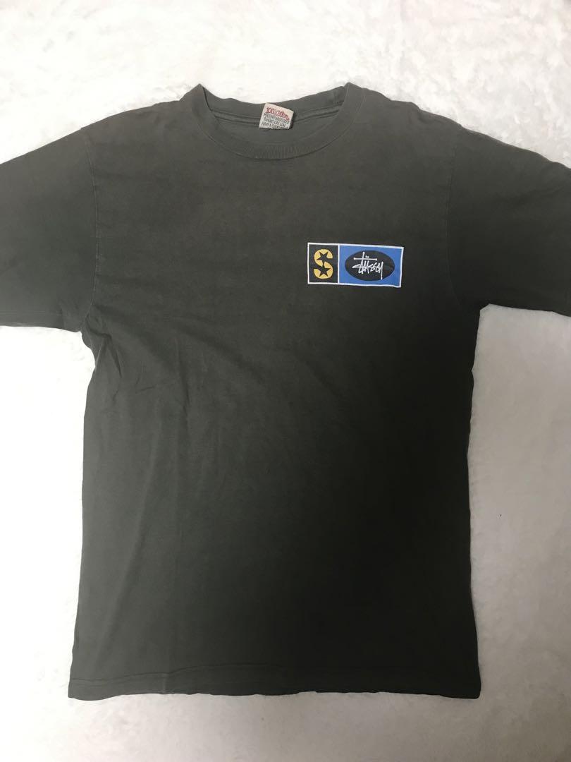 希少90s old stussy made in usa  tシャツ　白タグ