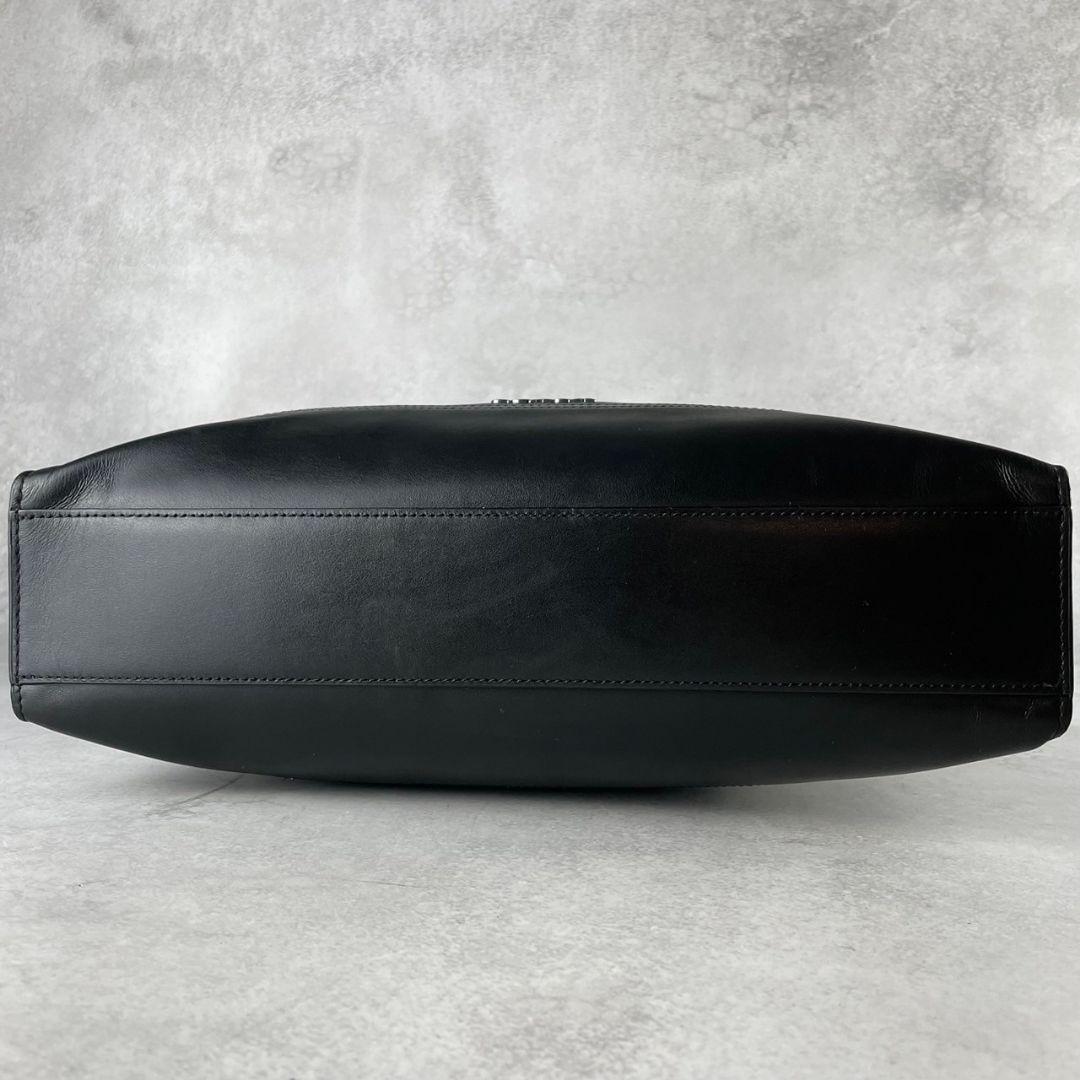 極美品 コーチ グラハム 2way トートバッグ レザー PVC ブラック 縦型